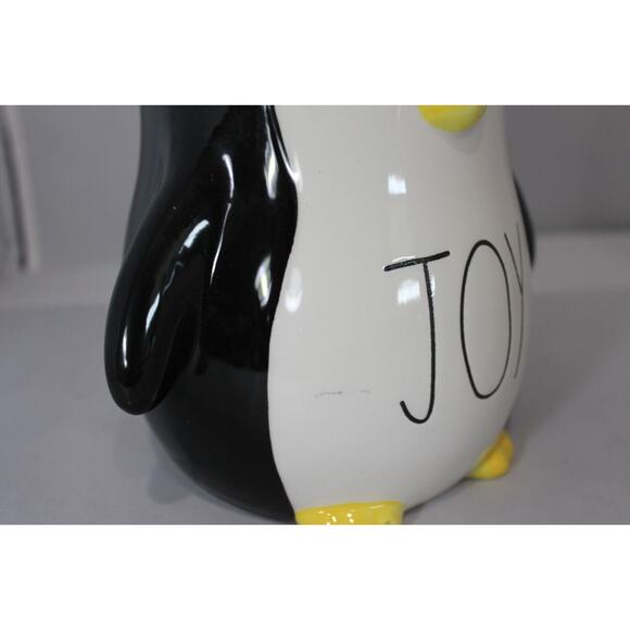 Rae Dunn Holiday "JOY" Penguin Figurine - Picture 3 of 6